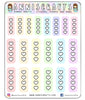 Pastel Rainbow Checklist Planner Stickers Heart Checklist Stickers Cute Pastel Stickers Erin Condren Happy Planner Filofax Kawaii Stickers - anniscrafts