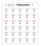 Throw Me Heart Wedding Stickers Heart Cute Wedding Favor Confetti Throw Me Stickers Confetti Box Labels Stickers - anniscrafts