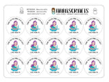 Mermaid Party Stickers Custom Personalized Thanks For Coming To My Party Stickers Goodie Bag Gift Party Box Stickers - anniscrafts