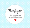 Thank You For Supporting A Small Business Packaging Stickers Business Mailing Happy Mail Stickers - anniscrafts