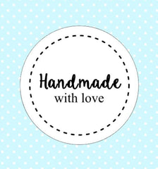 30 Handmade With Love Stickers Packaging Wedding Invitation Seals Favor Labels Gift Wrapping Present Stickers AC38