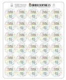 Rainbow Star Confetti Thank You Stickers Packaging Stickers Wedding Favor Stickers Envelope Seals Colorful Stickers - anniscrafts