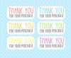 Rainbow Thank You For Your Purchase Stickers MultiColor Packaging Order Stickers Thanks Envelope Seal Stickers AC44 - anniscrafts
