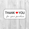 Thank You For Your Purchase Order Stickers Rectangle Matte Stickers Labels Packaging Stickers United Kingdom anniscrafts AC39 - anniscrafts