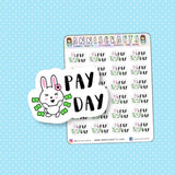Loki Bunny Pay Day Stickers Happy Planner Stickers Erin Condren Filofax Kikkik Stickers Cute Kawaii Animal Functional Daily Stickers - anniscrafts