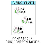 Loki Bunny Pay Day Stickers Happy Planner Stickers Erin Condren Filofax Kikkik Stickers Cute Kawaii Animal Functional Daily Stickers - anniscrafts