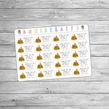 Zoo Birthday Thank You For Coming To My Birthday Party Goodie Bag Birthday Party Favor Stickers - anniscrafts