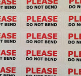 Please Do Not Bend Stickers Packaging Stickers Envelope Order Seals Small Business Stickers Shipping Supplies Stickers - anniscrafts