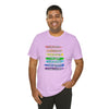 Unisex White Rainbow Positive Self Affirmations Shirt I am Loved I am Strong Shirt Motivational Mental Health Shirt - anniscrafts