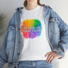 Unisex Rainbow Live Your Life In Full Color Heavy Cotton Tee T-Shirt LGTBQ Shirt - anniscrafts