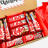 Christmas KitKat Box Mini Gift Hamper Merry Christmas Gift Box Letterbox Hamper Gift For Her Gift For Him Chocolate Gift Box