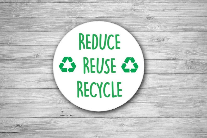 Reduce Reuse Recycle Stickers Please Recycle Me Stickers Save The ...