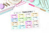 Etsy Order Planner Stickers Shipping Received Colorful Rainbow Happy Planner Stickers Order Tracker - anniscrafts