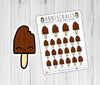 Kawaii Ice Cream Stickers Ice Cream Lolly Stickers Chocolate Ice Cream Stickers Ice Cream Planner Stickers Happy Planner Food Stickers, - anniscrafts