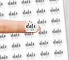 Date Night Stickers, Date Night Planner Stickers, Cute Planner, Happy Planner, Erin Condren, ECLP Stickers, Script Text Stickers - anniscrafts