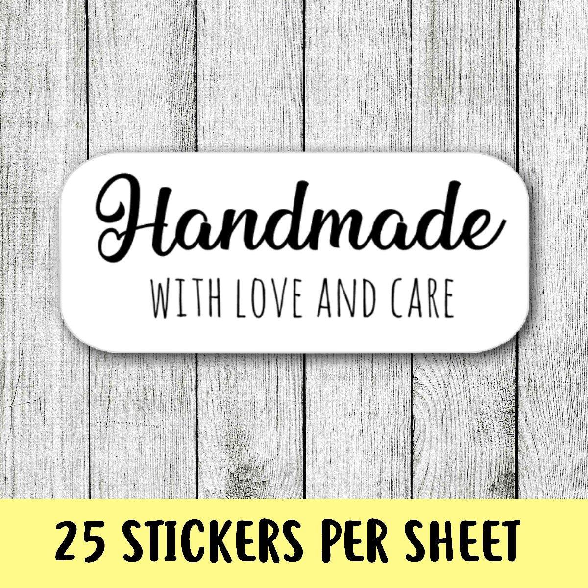 Made With Love Labels Scrapbook Stickers Handmade Labels Envelope Seals 