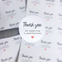 Thank You For Supporting A Small Business Packaging Stickers Business Mailing Happy Mail Stickers