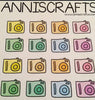 Camera Sticker Sheet Matte Planner Kiss Cut Rainbow Multi Colored Anniscrafts Crafts Handmade Stickers AC16 - anniscrafts