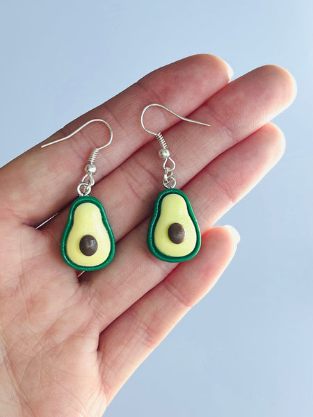 Avocado Earrings Resin Food Fruit Charm Earrings - anniscrafts