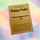 Happy Easter Wish Bracelet Make A Wish Bracelet Gift - anniscrafts